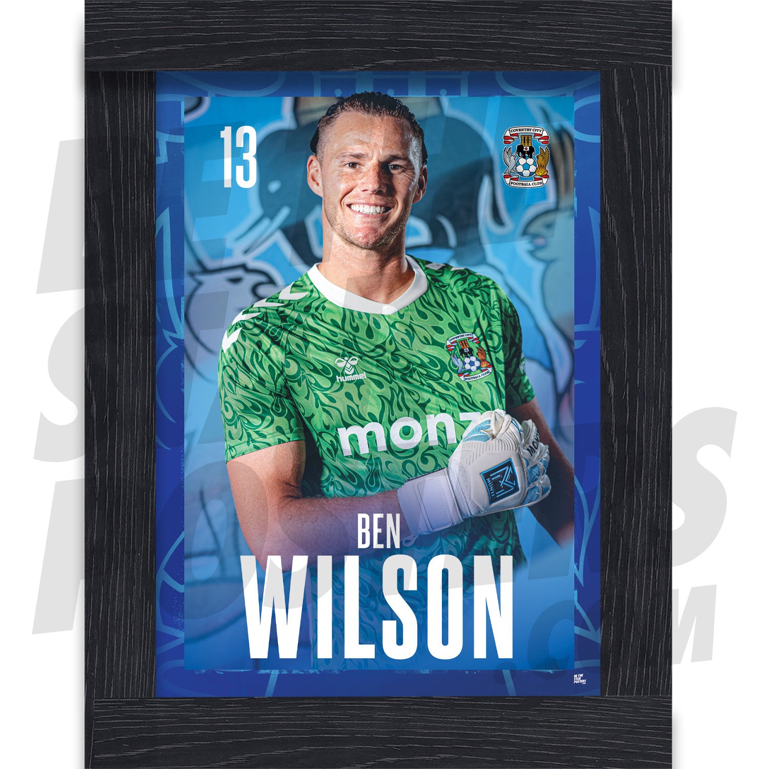 Coventry City FC Wilson 24/25 Headshot Poster