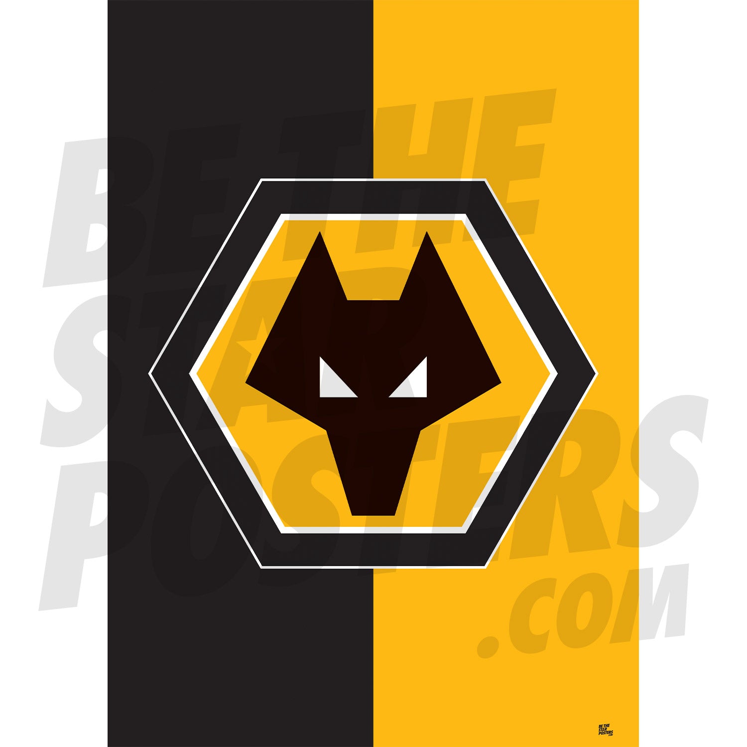 Wolverhampton Wanderers FC Crest Poster