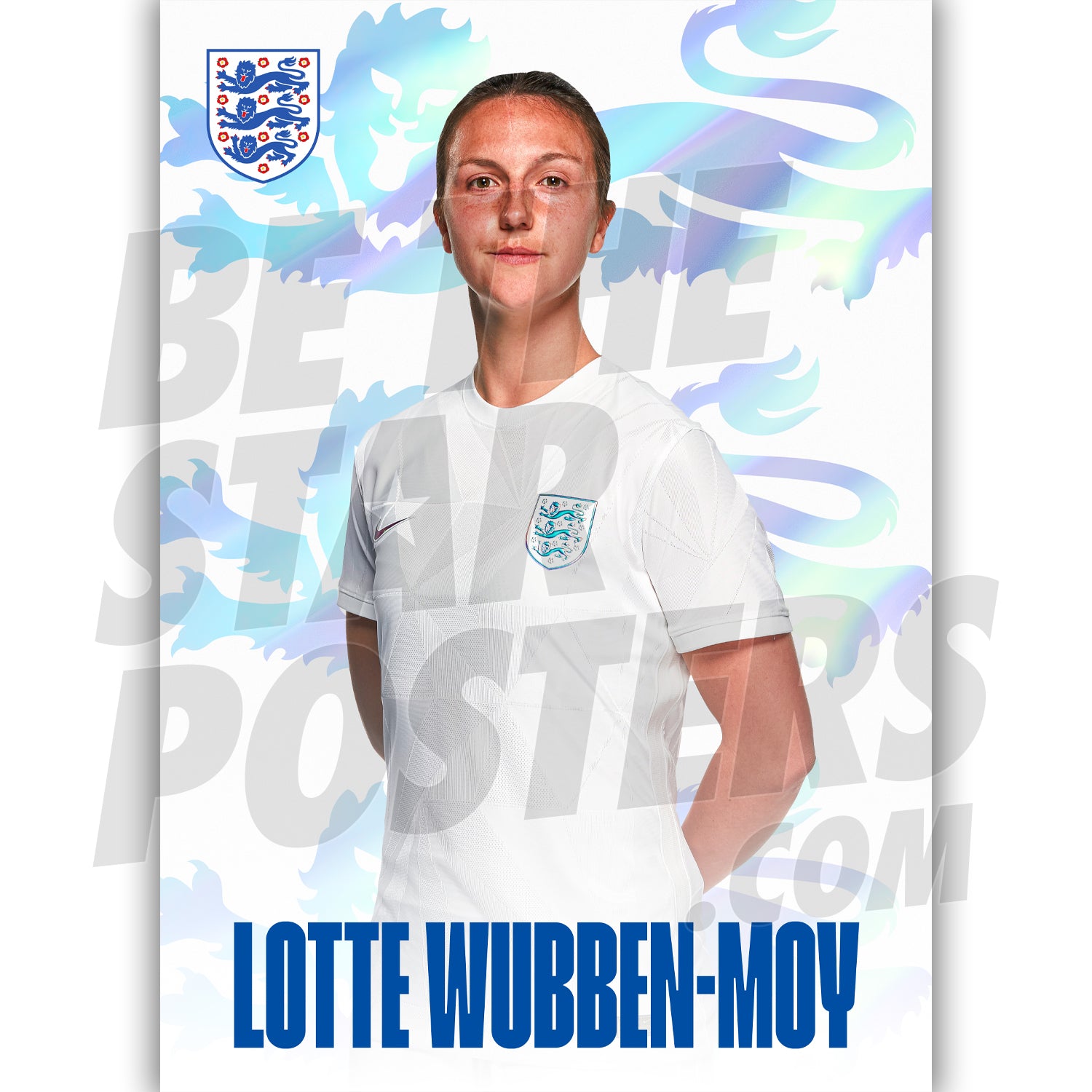Lionesses Wubben-Moy 22/23 Headshot Poster
