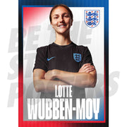 Lionesses Wubben-Moy 25/26 Away Headshot Poster