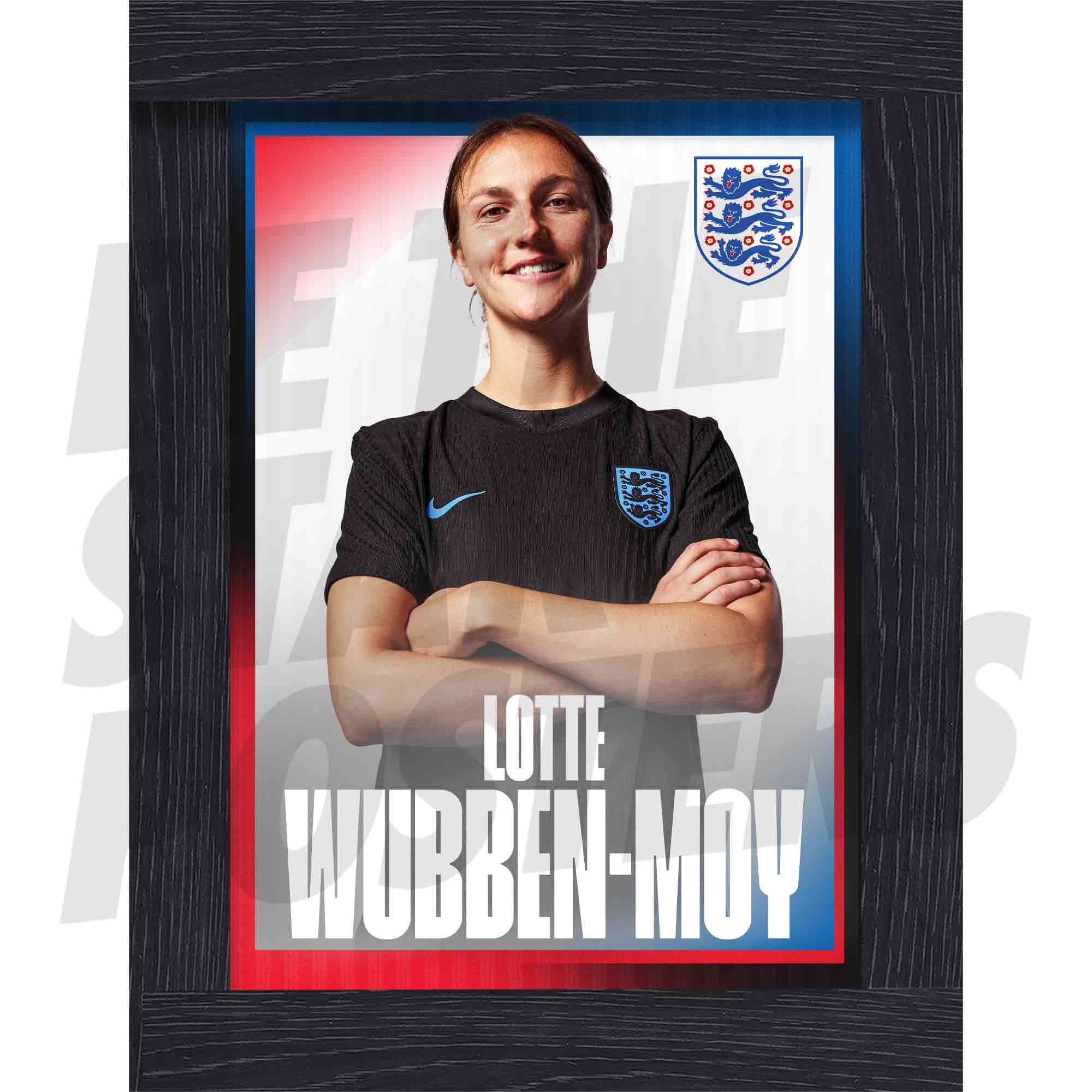 Lionesses Wubben-Moy 25/26 Away Headshot Poster