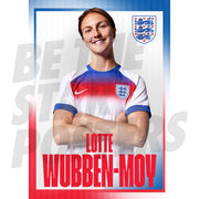 Lionesses Wubben-Moy 25/26 Home Headshot Poster