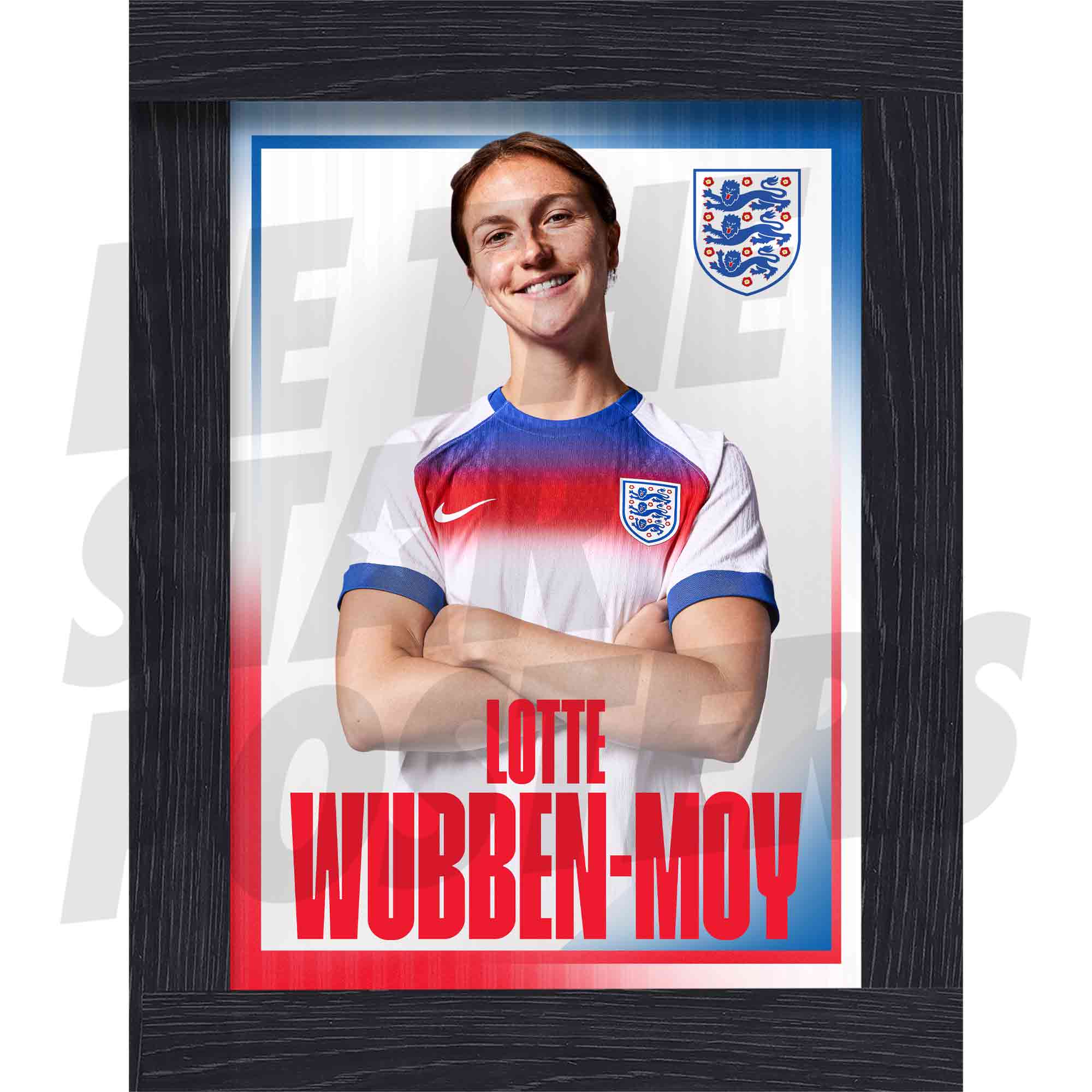Lionesses Wubben-Moy 25/26 Home Headshot Poster