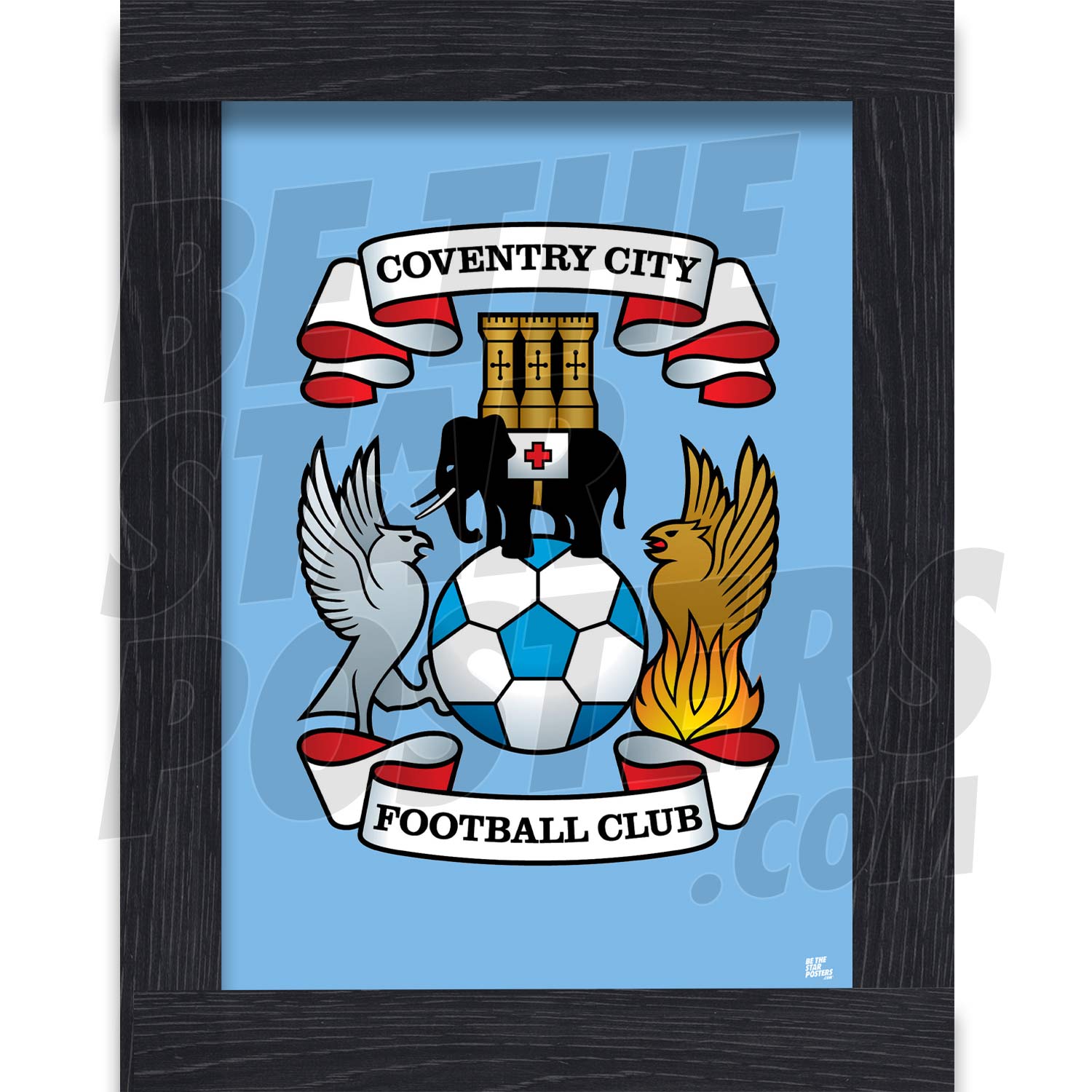 Coventry City FC Crest Poster