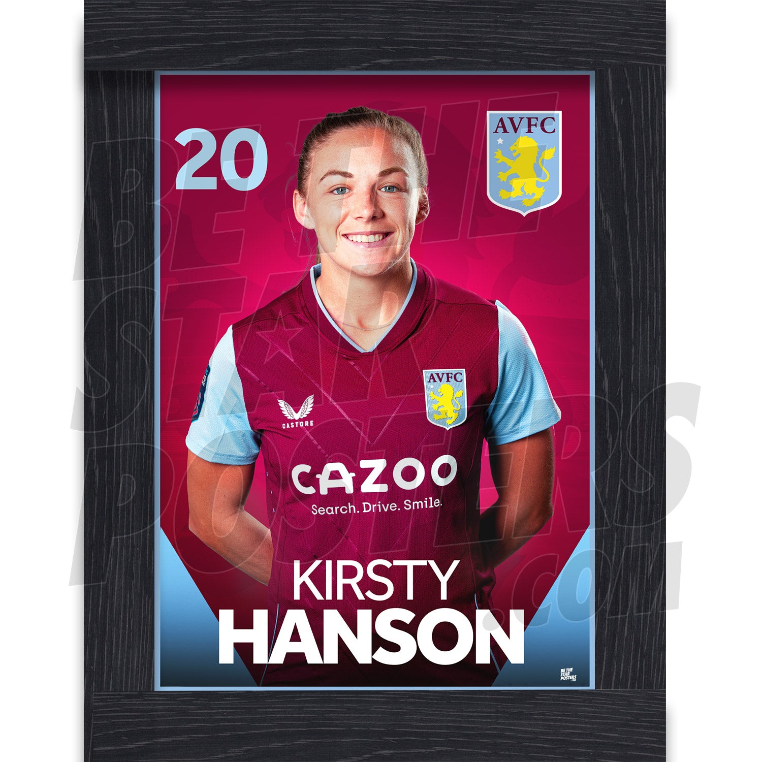 Aston Villa FC Kirsty Hanson 22/23 Headshot Poster