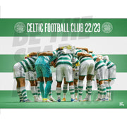 Celtic FC Squad 22/23 Player Huddle Poster