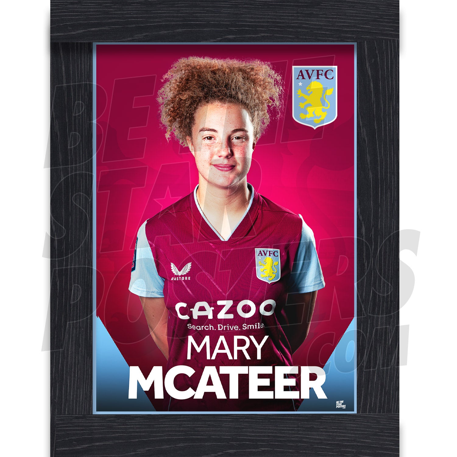 Aston Villa FC Mary Mcateer 22/23 Headshot Poster