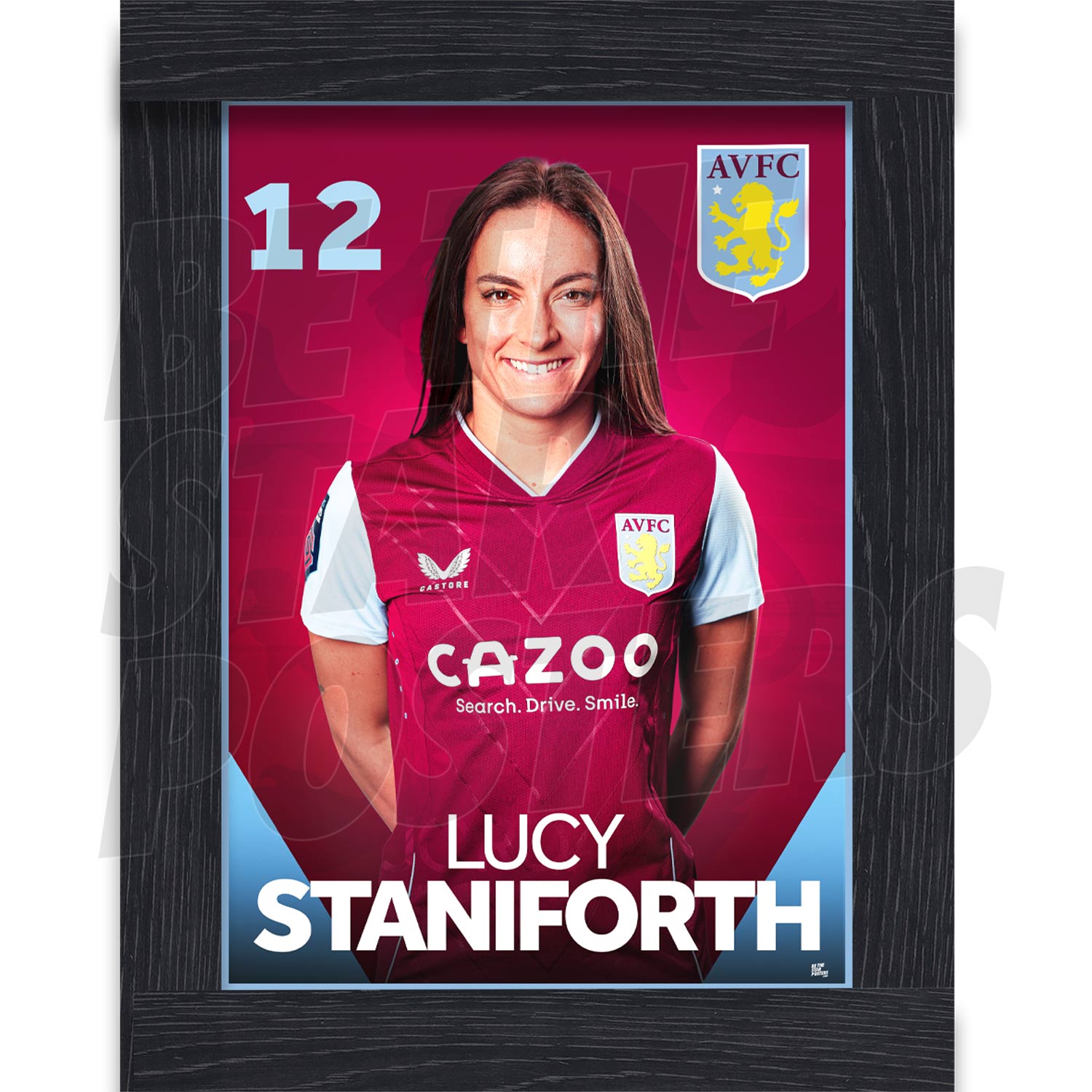 Aston Villa FC Lucy Staniforth 22/23 Headshot Poster