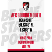 AFC Bournemouth Coordinates Poster