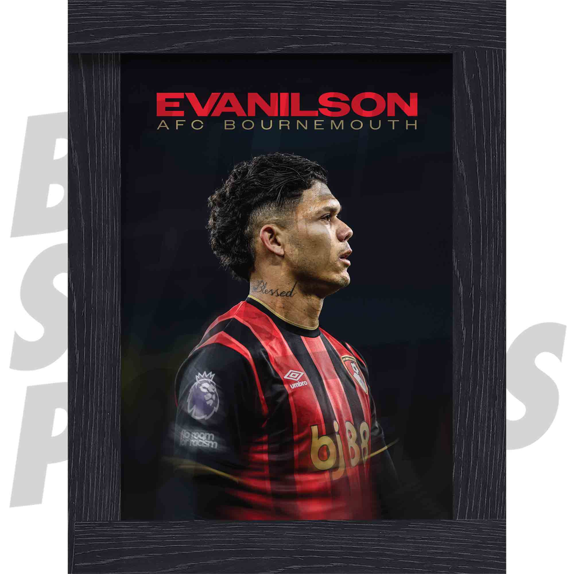 AFC Bournemouth Evanilson 25/26 Poster