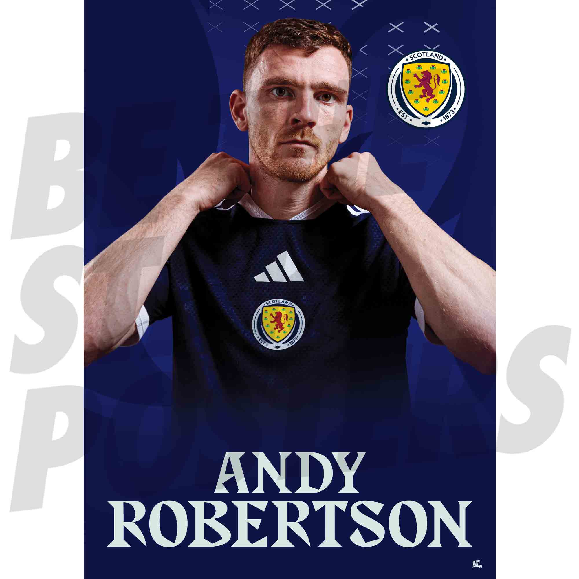 Scotland Andy Roberston 25/26 Headshot Poster