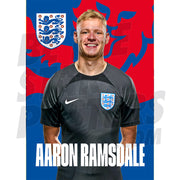England Ramsdale 22/23 Away Headshot Poster