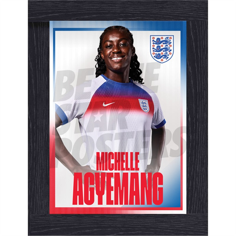 Lionesses Agyemang 25/26 Home Headshot Poster
