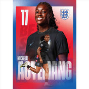 Lionesses Agyemang 25/26 Away Action Poster