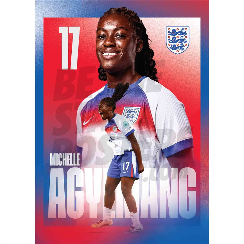 Lionesses Agyemang 25/26 Action Poster