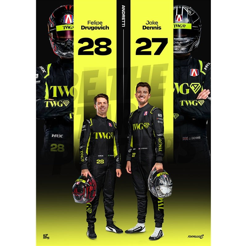 Andretti Formula E Team Season 12 Poster