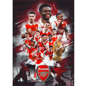 Arsenal FC Squad 22/23 Player Montage Poster