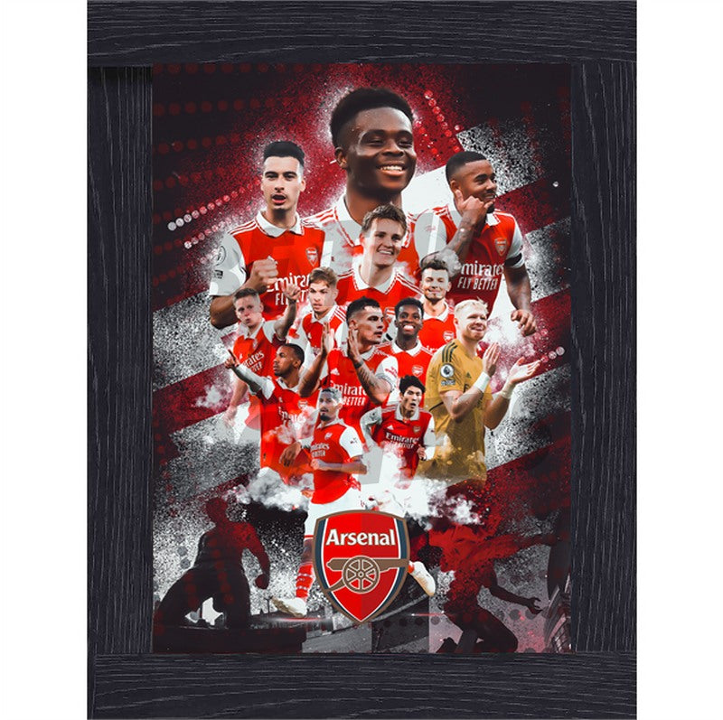 Arsenal FC Squad 22/23 Player Montage Poster