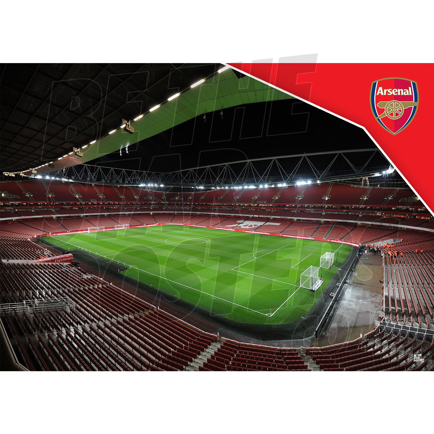 Arsenal Graphics Arsenal FC Stadium Poster | Official Print | Be The Star Posters – Be ...