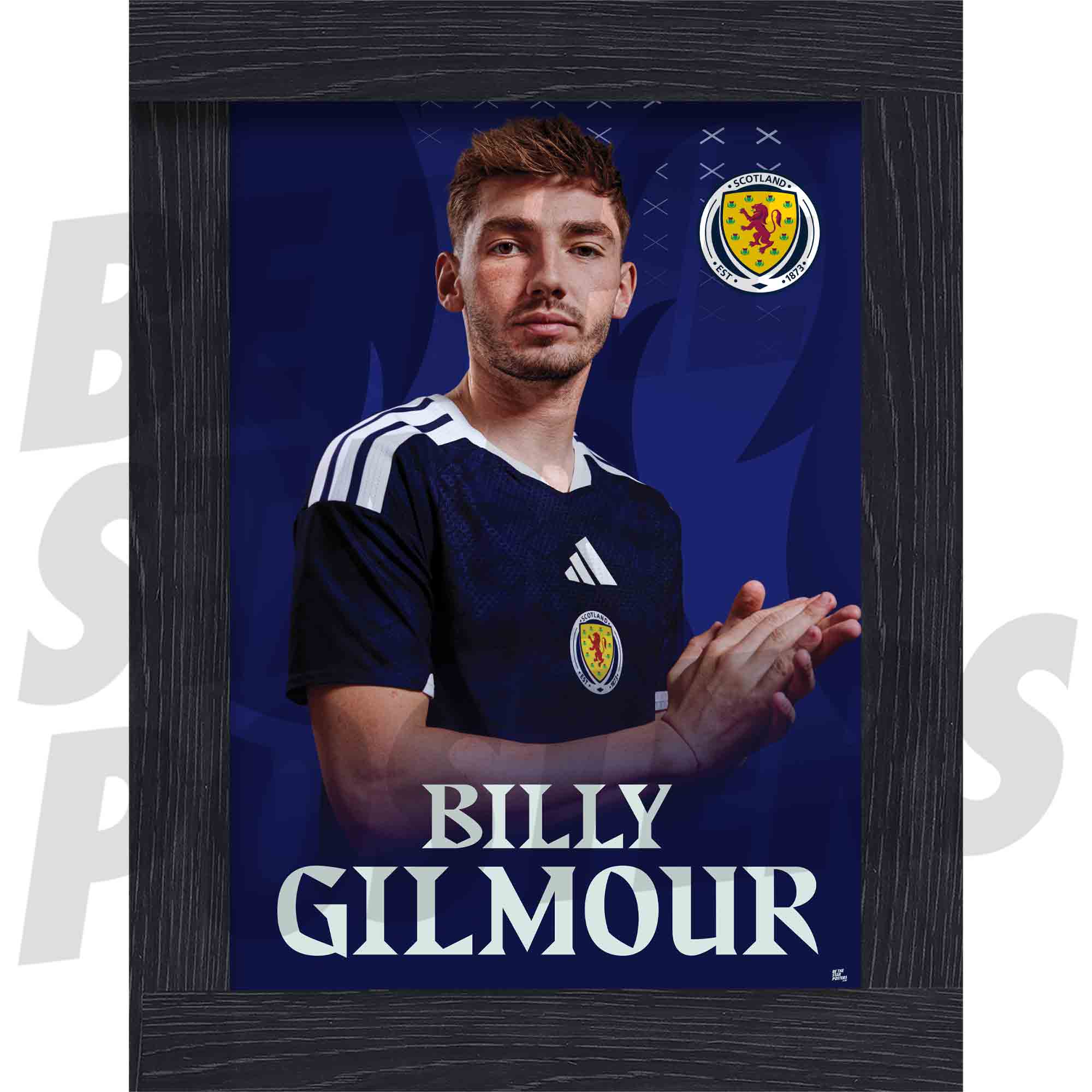 Scotland Billy Gilmour 25/26 Headshot Poster