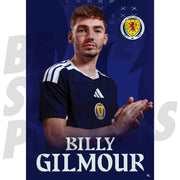 Scotland Billy Gilmour 25/26 Headshot Poster