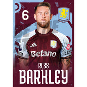 Aston Villa FC Ross Barkley 25/26 Headshot Poster