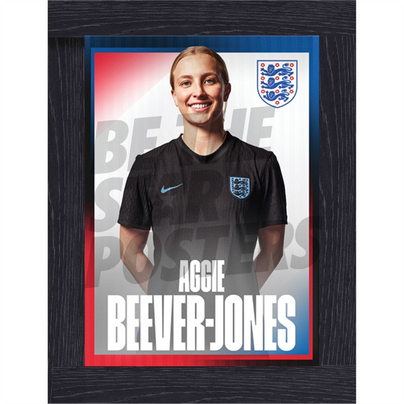 Lionesses Beever-Jones 25/26 Away Headshot Poster