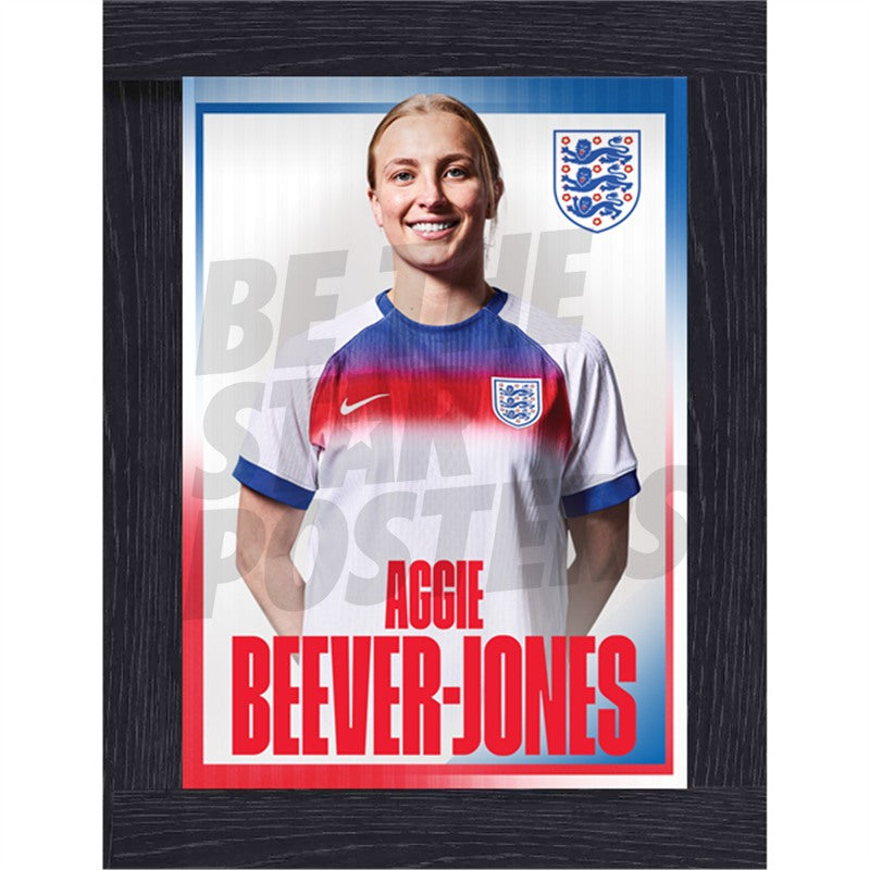Lionesses Beever-Jones 25/26 Home Headshot Poster