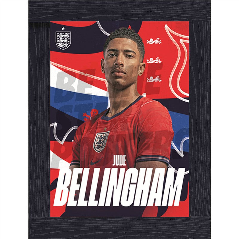 Jude Bellingham England 26/27 Away Headshot Poster