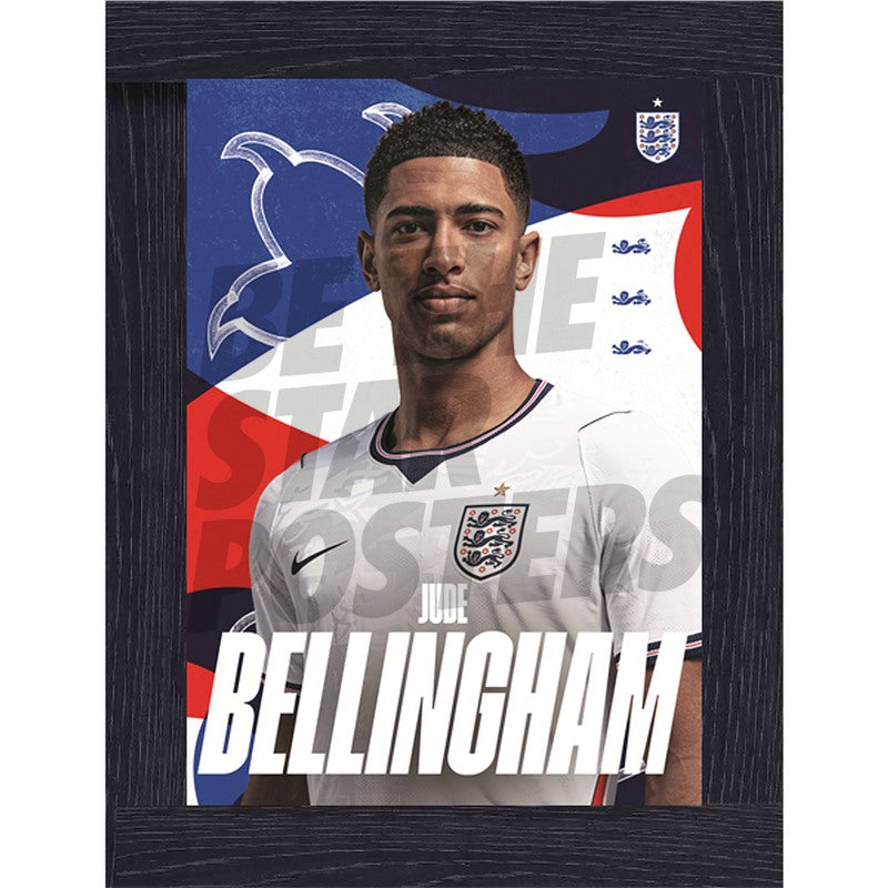 Jude Bellingham England 26/27 Home Headshot Poster