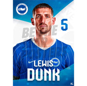 Brighton & Hove Albion Lewis Dunk 26/27 Headshot Poster