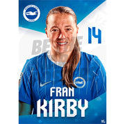 Brighton & Hove Albion Women Fran Kirby 26/27 Headshot Poster