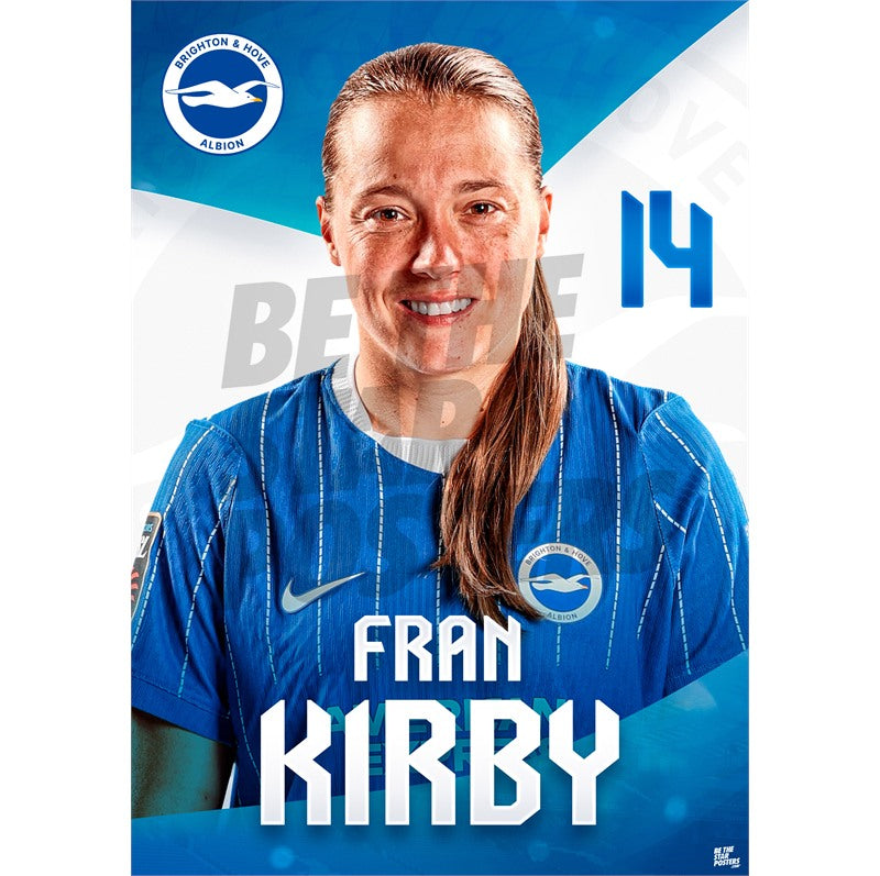 Brighton & Hove Albion Women Fran Kirby 26/27 Headshot Poster