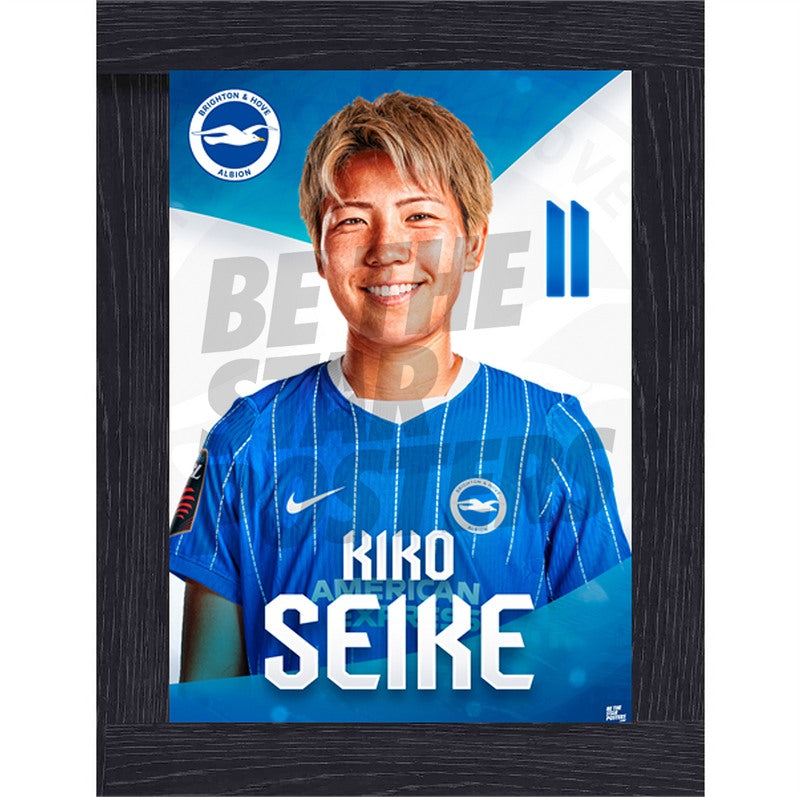 Brighton & Hove Albion Women Kiko Seike 26/27 Headshot Poster