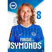 Brighton & Hove Albion Women Maisie Symonds 26/27 Headshot Poster