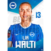 Brighton & Hove Albion Women Lia Wälti 26/27 Headshot Poster