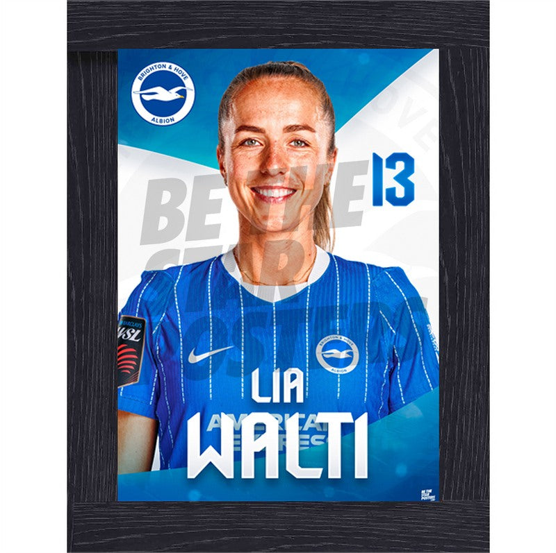 Brighton & Hove Albion Women Lia Wälti 26/27 Headshot Poster