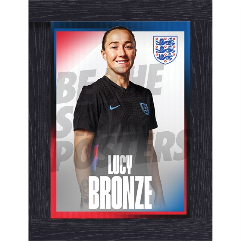 Lionesses Bronze 25/26 Away Headshot Poster