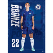 Chelsea Women FC Lucy Bronze 25/26 Headshot Poster