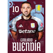 Aston Villa FC Emi Buendia 25/26 Headshot Poster