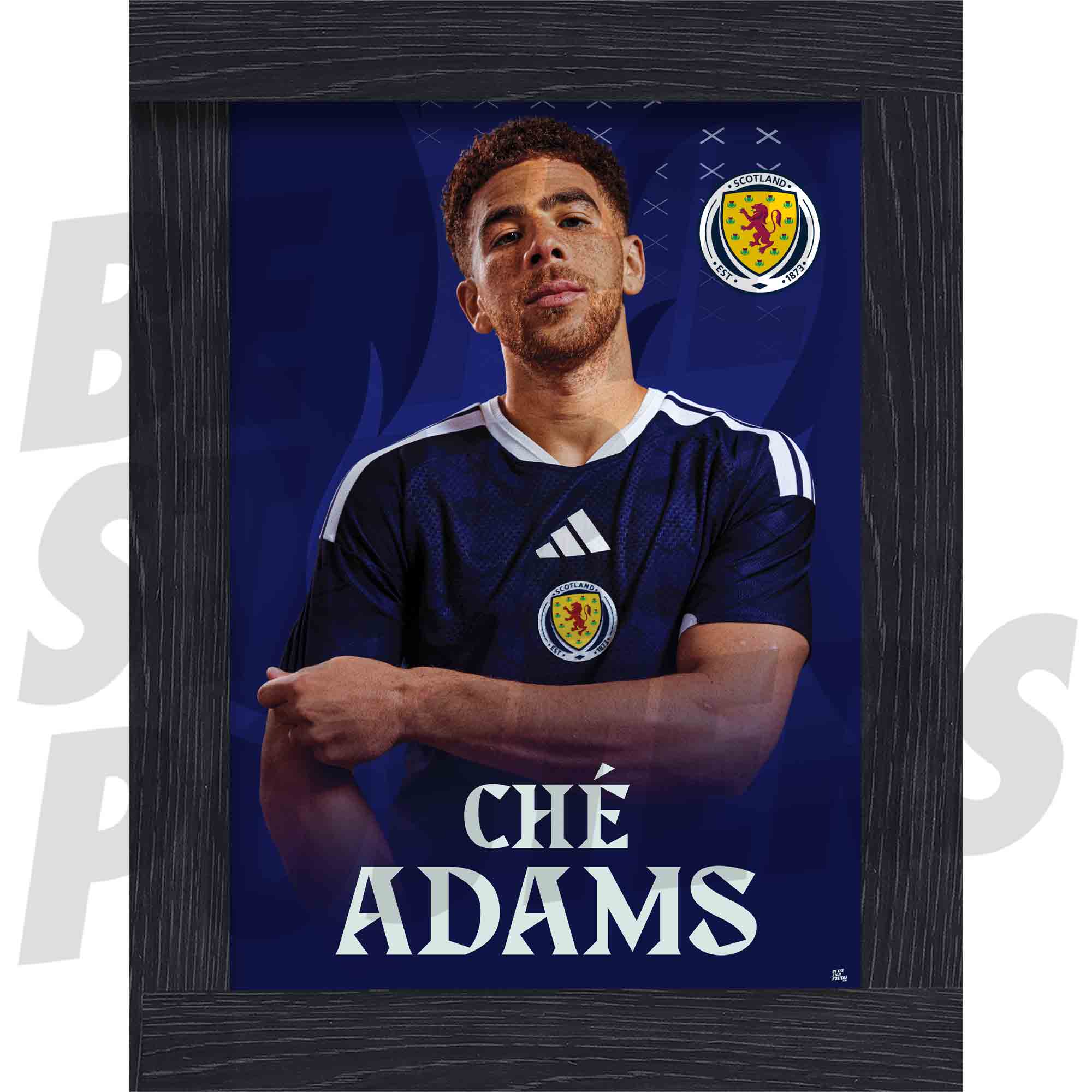 Scotland Che Adams 25/26 Headshot Poster