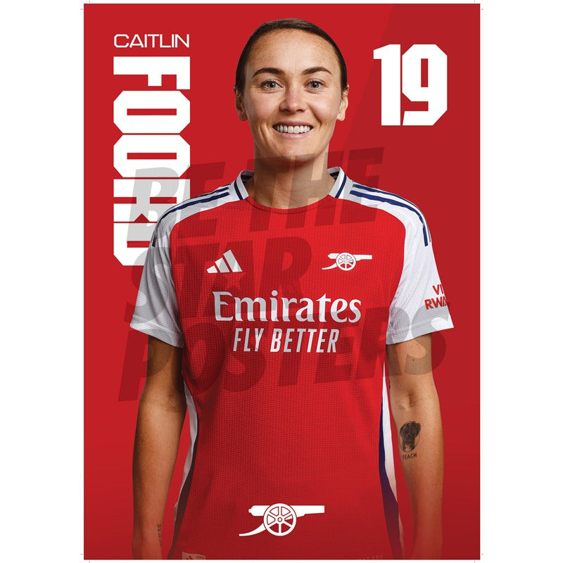 Arsenal FC Foord 24/25 Headshot Poster