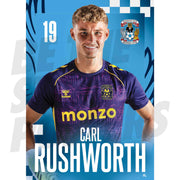 Coventry City FC Carl Rushworth 25/26 Headshot Poster