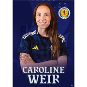 Scotland Caroline Weir 24/25 Home Headshot Poster