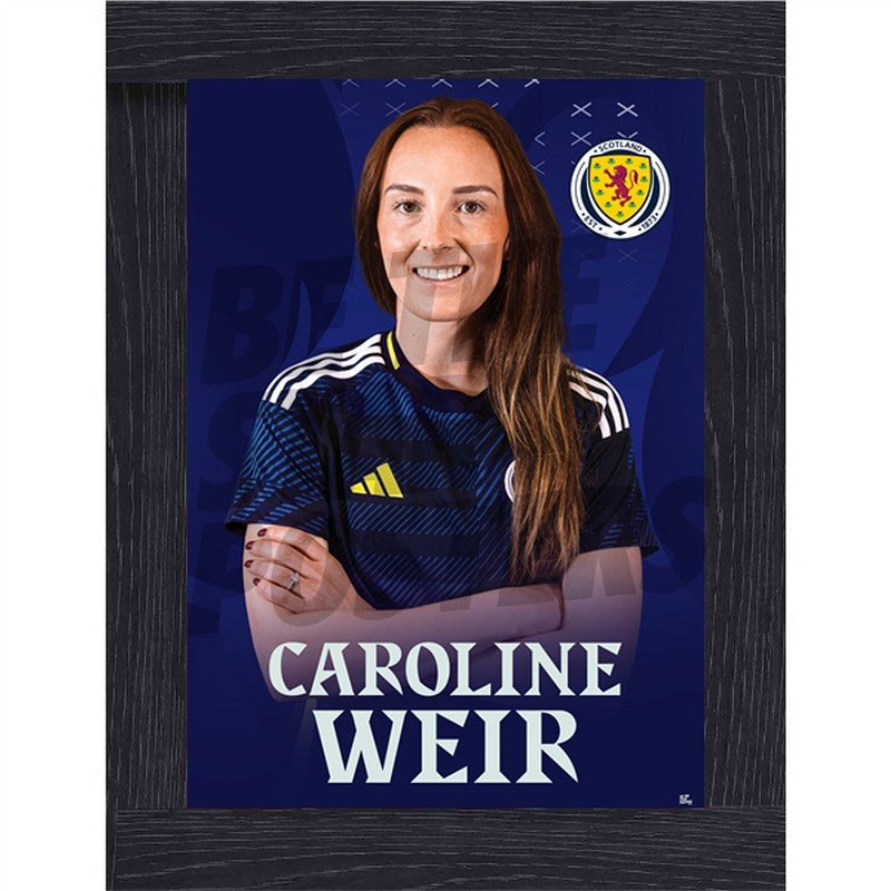 Scotland Caroline Weir 24/25 Home Headshot Poster