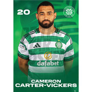 Celtic FC Cameron Carter-Vickers 25/26 Headshot Poster