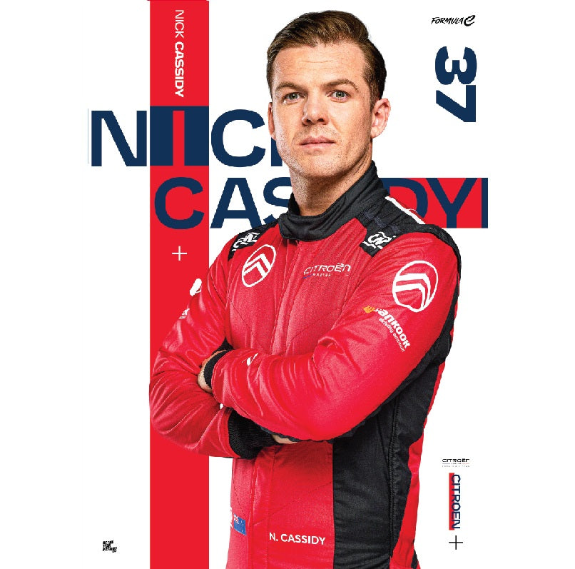Nick Cassidy Formula E Citroën Racing Season 12 Poster