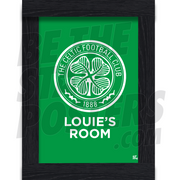 Celtic FC Personalised Crest Poster