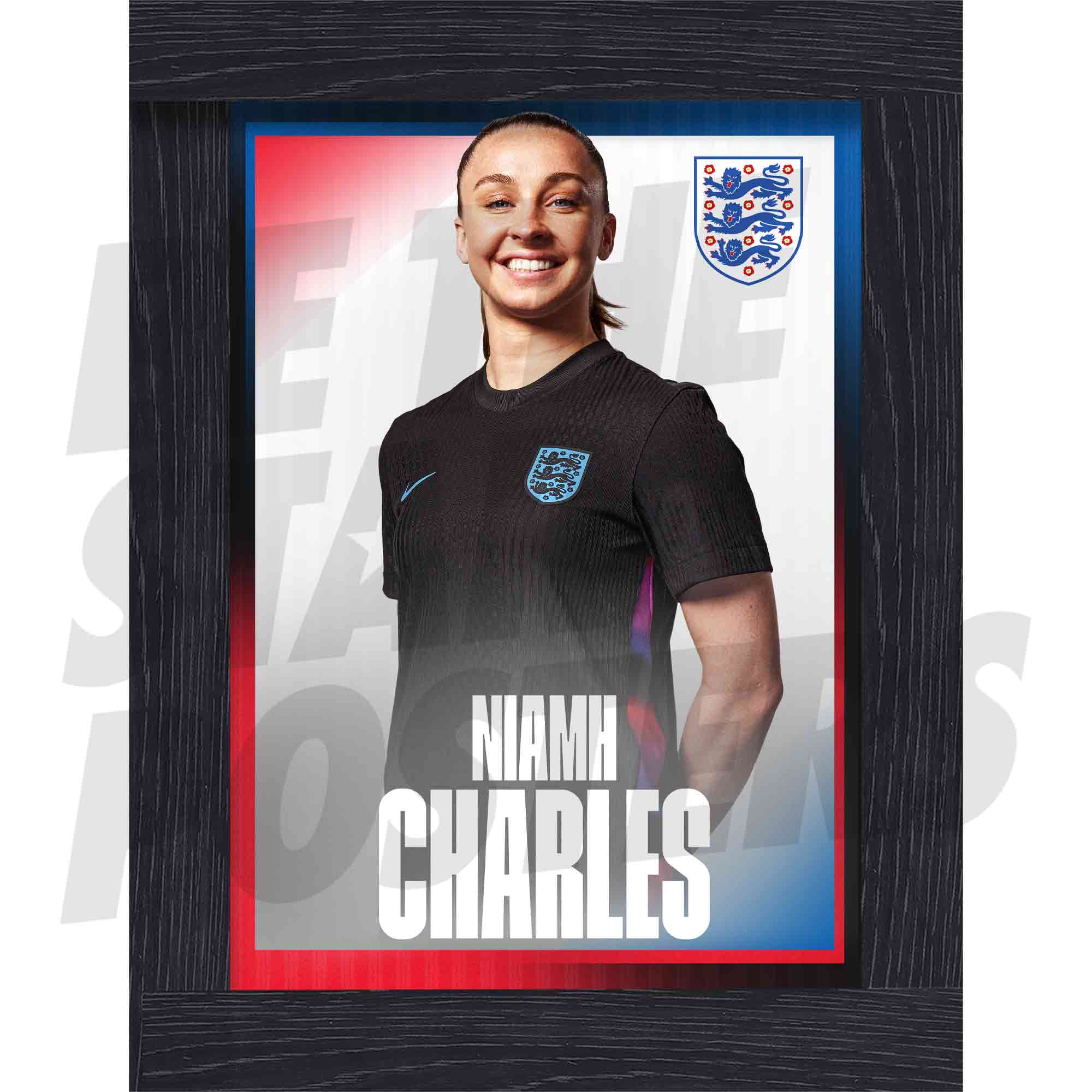 Lionesses Charles 25/26 Away Headshot Poster