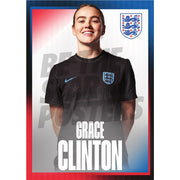 Lionesses Clinton 25/26 Away Headshot Poster